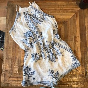 Joie Floral Silk Romper